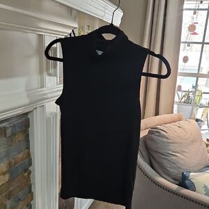 Time and Tru Black Sleeveless Tank Top